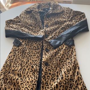 Leopard style coat